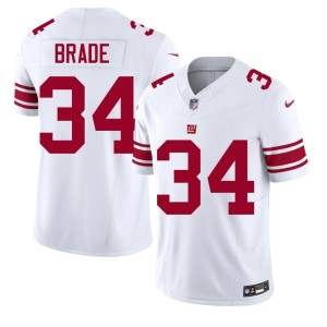 Men's NYG Beau Brade #34 White 2026-27 Jerseys 325816-207