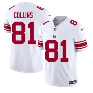 Men White New York Replica #81 Beaux Collins Jerseys 594756-657