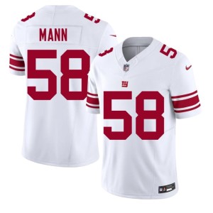 Men White #58 Ben Mann Game Big Blue Jerseys 183778-135