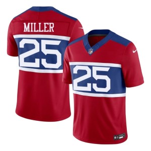 Mens #25 Red New York Dante Miller NIL Jersey 491434-129
