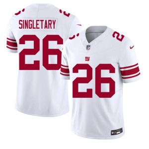 Men's White #26 New York Football Giants Stitch Devin Singletary Jersey 560289-328