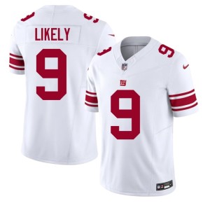 Men Game Isaiah Likely #9 Big Blue White Jerseys 318389-540