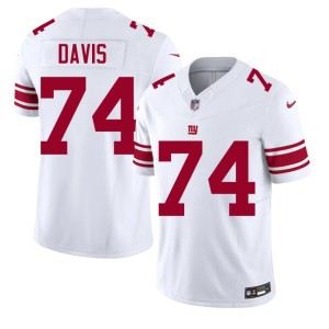 Men's NYG #74 White J.C. Davis NIL Jerseys 475690-471