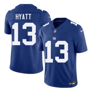 Men Big Blue Royal Embroidery #13 Jalin Hyatt Jerseys 395547-245