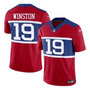 Men Jameis Winston Football Red New York #19 Jersey 841097-850
