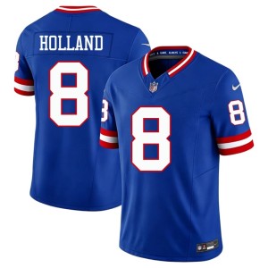 Mens Throwback Jevon Holland Royal Player #8 Big Blue Jerseys 341553-768