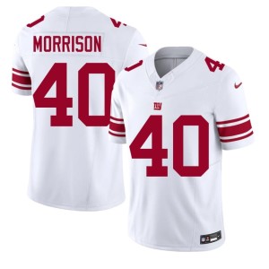 Men's #40 2026-27 Jints Joe Morrison White Jersey 318814-617