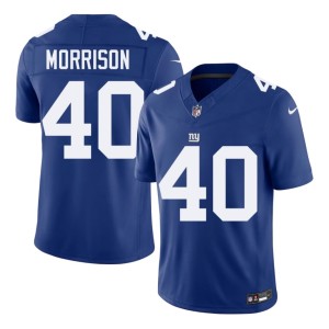 Mens #40 Joe Morrison Royal Football NY Jersey 406154-138