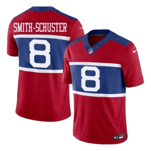 Men Football NY Giants #8 JuJu Smith-Schuster Red Jersey 840658-902