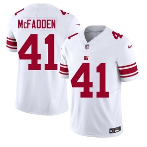 Men White NY Micah McFadden Game #41 Jersey 640930-878