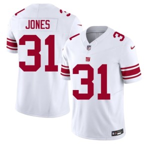 Mens Nic Jones Embroidery New York #31 White Jersey 869089-327