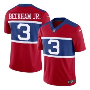 Men Red Odell Beckham Jr. #3 NIL Giants Jersey 174238-834