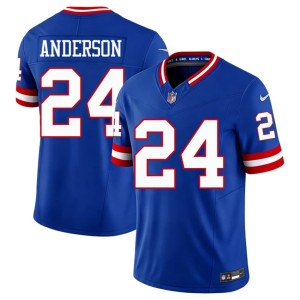 Mens Jints Ottis Anderson #24 Throwback Stitched Royal Jerseys 107959-939