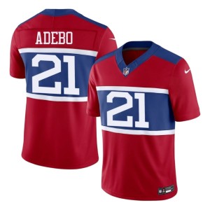 Mens Official New York #21 Red Paulson Adebo Jerseys 836022-249
