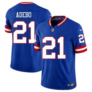 Men's Giants Paulson Adebo #21 Royal Football Throwback Jerseys 250505-943