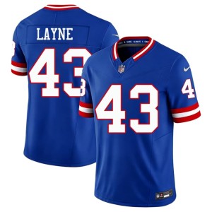 Mens Raheem Layne Jints #43 NFL Throwback Royal Jerseys 656922-952