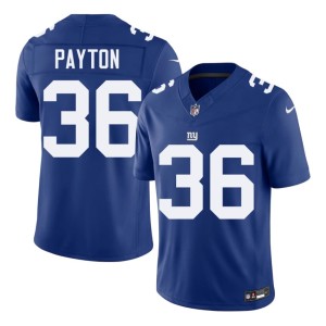 Men NY Giants #36 Rico Payton Game Royal Jerseys 977530-460