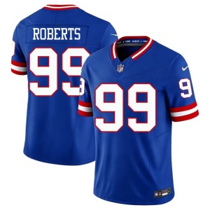Men NYG Throwback Limited #99 Royal Sam Roberts Jerseys 557293-114