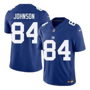 Mens Official Theo Johnson Royal #84 G-Men Jersey 808315-845