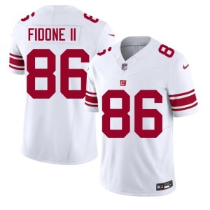 Men's G-Men Thomas Fidone II #86 2026 White Jersey 821342-398