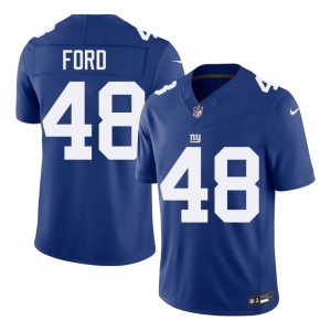 Men #48 Embroidery NY Royal Trace Ford Jersey 544158-742