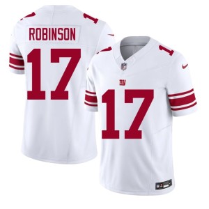 Men White Replica #17 Wan'Dale Robinson New York Jerseys 412057-202