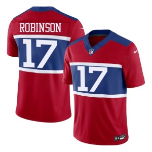 Men Limited Big Blue Red #17 Wan'Dale Robinson Jerseys 651199-923