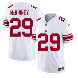 Men's NYG Xavier McKinney Stitched #29 White Jerseys 898903-557