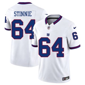 Men White #64 Throwback Aaron Stinnie NYG 2026-27 Jerseys 718061-118