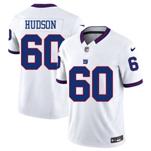 Men's NY Throwback Replica #60 White Bryan Hudson Jersey 658002-113