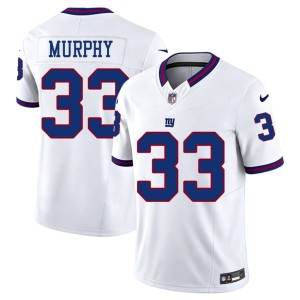 Mens Throwback New York Caleb Murphy Replica #33 White Jerseys 542126-348
