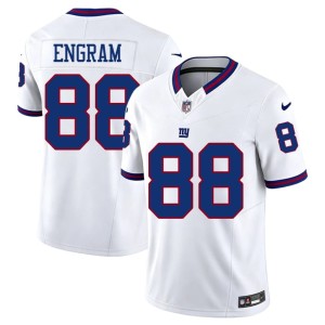 Mens Throwback #88 Evan Engram Stitch White New York Giants Jerseys 905920-887