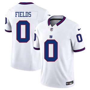 Men Malachi Fields Throwback #0 2026 New York Giants White Jerseys 338859-291