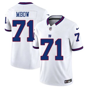 Men White Throwback Marcus Mbow G-Men NIL #71 Jersey 847760-694