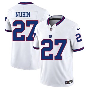 Men's Throwback Limited #27 White Big Blue Tyler Nubin Jersey 285972-550