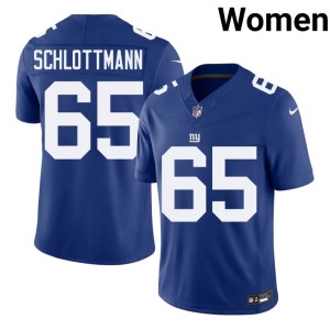Women's Football Austin Schlottmann NY Royal #65 Jerseys 986681-952