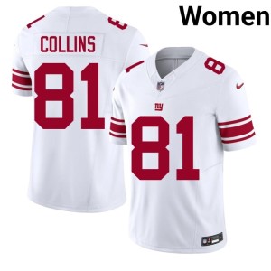 Womens Football Beaux Collins White #81 NYG Jerseys 962916-316