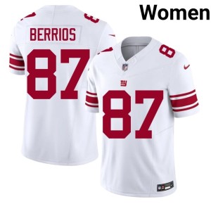 Women's Football Braxton Berrios White Giants #87 Jersey 772573-150