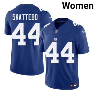 Womens Royal New York 2026-27 Cam Skattebo #44 Jersey 141551-607