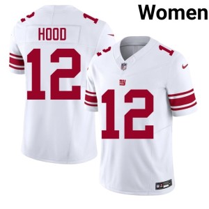 Womens Colton Hood Limited #12 White G-Men Jerseys 390621-392