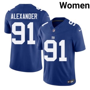 Women #91 Official Darius Alexander G-Men Royal Jersey 419595-446