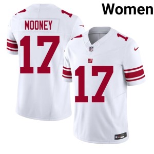 Women #17 Darnell Mooney White NYG 2026-27 Jersey 300279-528