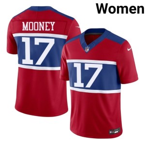 Women Player Darnell Mooney #17 Red New York Jersey 172204-124