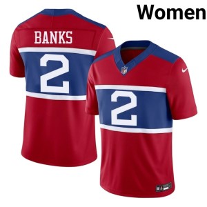 Womens G-Men Deonte Banks Stitch Red #2 Jersey 518048-437