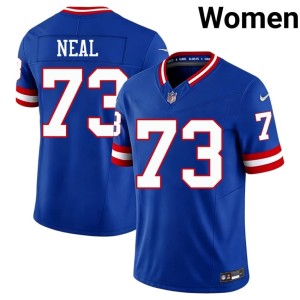 Womens NY Throwback Evan Neal Stitch #73 Royal Jersey 683620-340