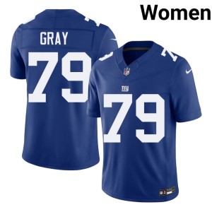 Women 2026-27 #79 Royal New York Giants Jarrod Gray Jerseys 735127-494