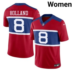 Womens Football Jevon Holland Red New York Giants #8 Jerseys 377468-858