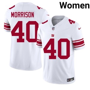 Womens Joe Morrison #40 Jints White Stitched Jerseys 899470-674