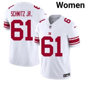 Womens New York #61 2026 White John Michael Schmitz Jr. Jerseys 506831-425