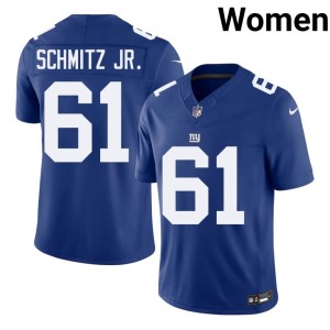 Women's Royal NFL #61 New York John Michael Schmitz Jr. Jerseys 915831-161